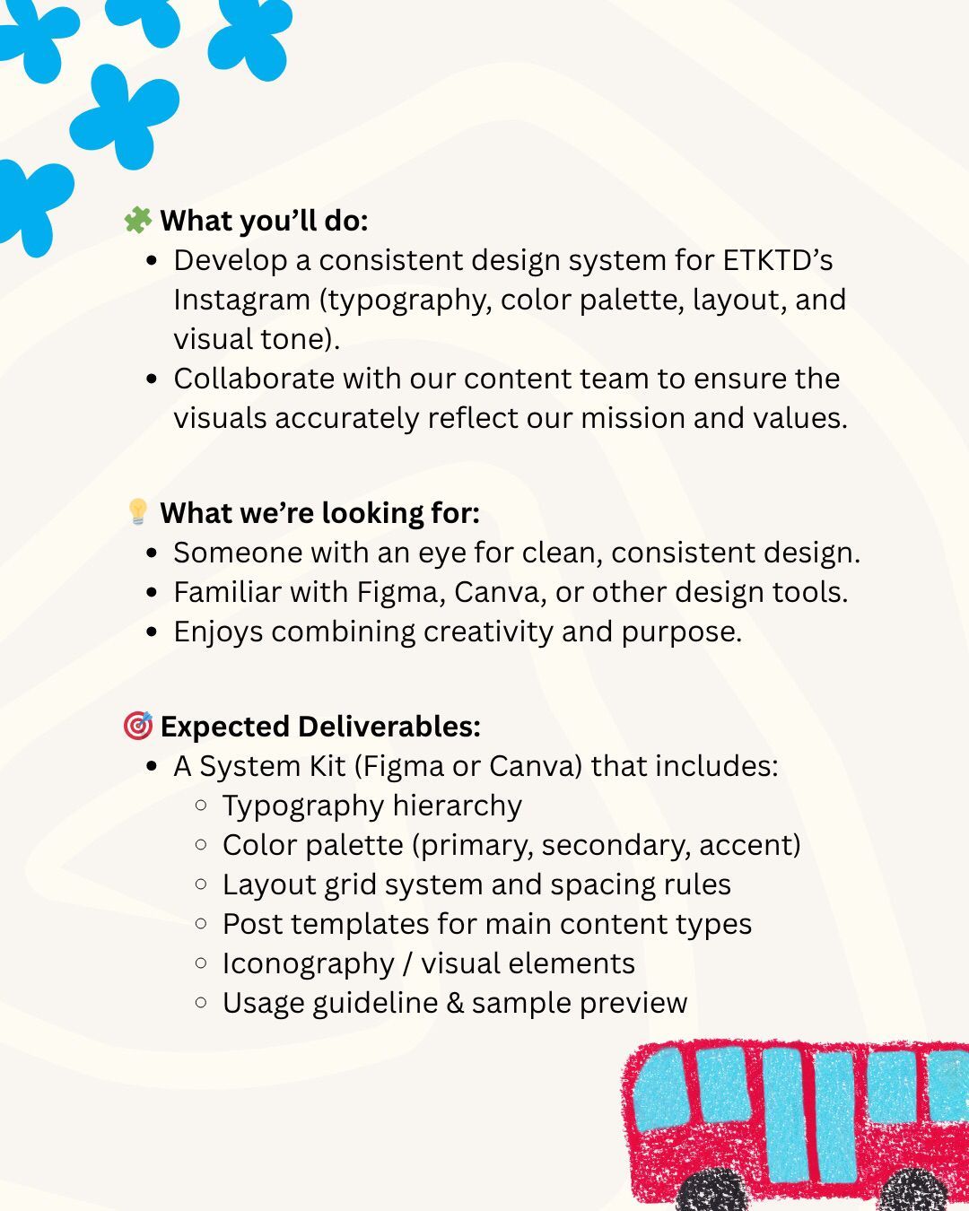 Galeri aktivitas We’re looking for a Volunteer Designer!  ke-3