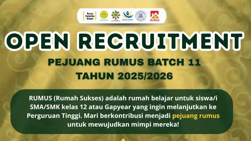Pendaftaran Pejuang Rumus (Rumah Sukses) Batch 11