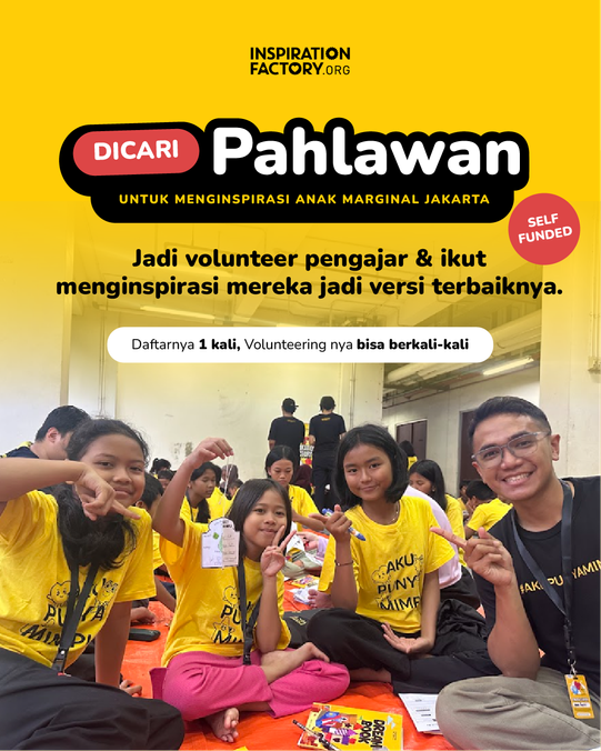 Galeri aktivitas JADI PAHLAWAN UNTUK ANAK MARGINAL JAKARTA ke-2