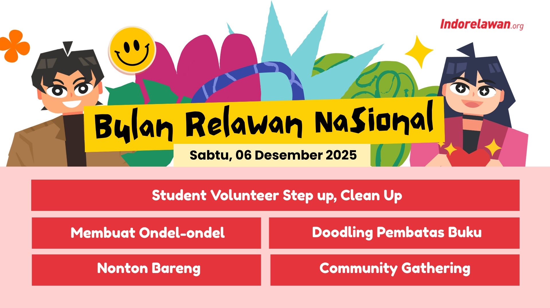 PUNCAK BULAN RELAWAN NASIONAL 2025 