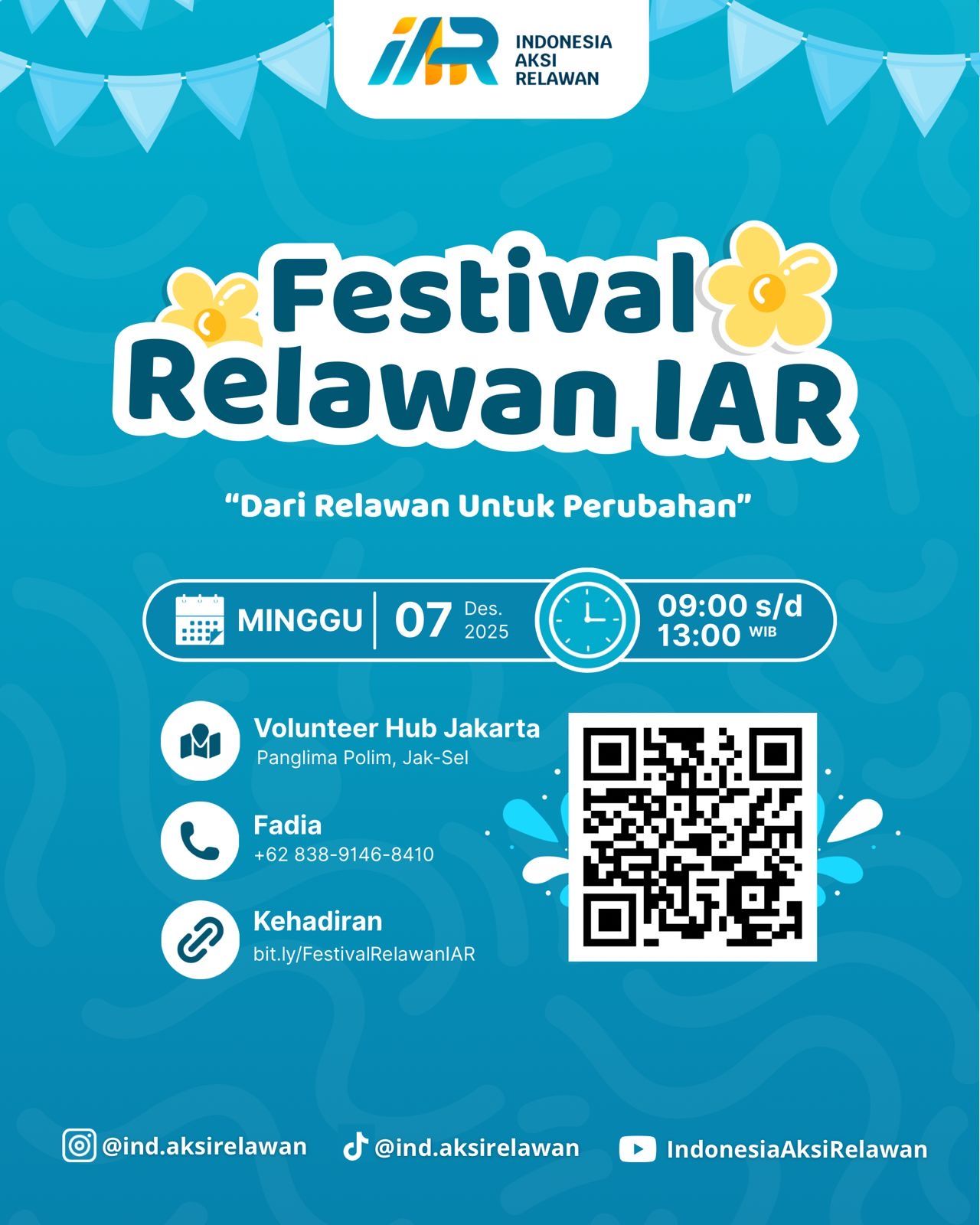 Galeri aktivitas Festival Relawan IAR 2025 ke-2