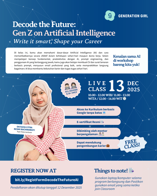 Galeri aktivitas Decode The Future: GenZ on Artificial Intelligence ke-2