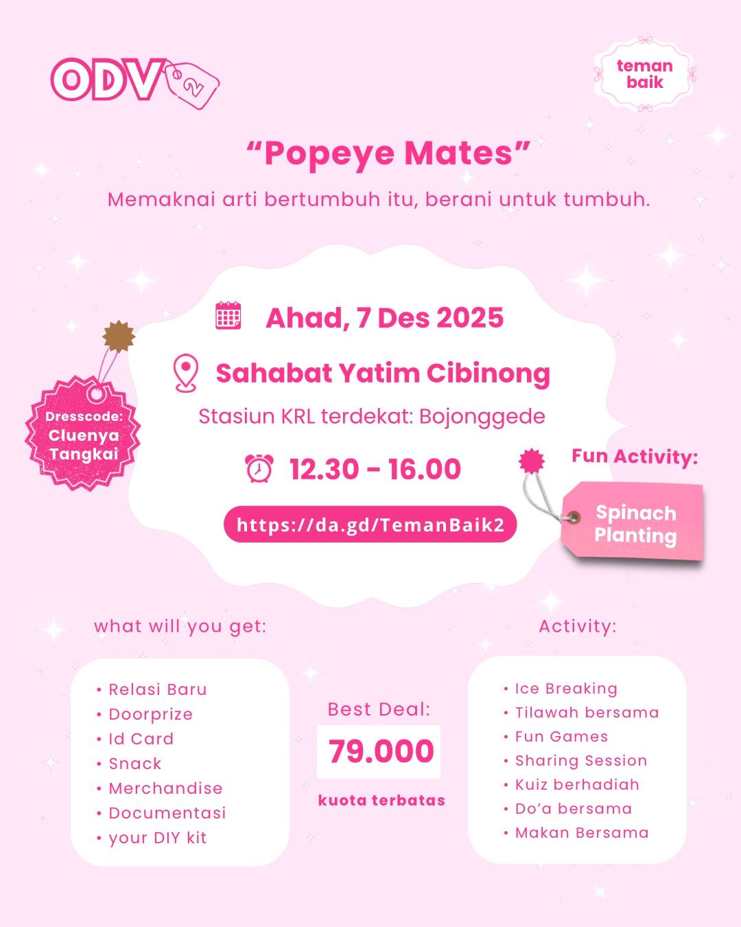 Galeri aktivitas Popeye Mates ☘️🎀 ke-3