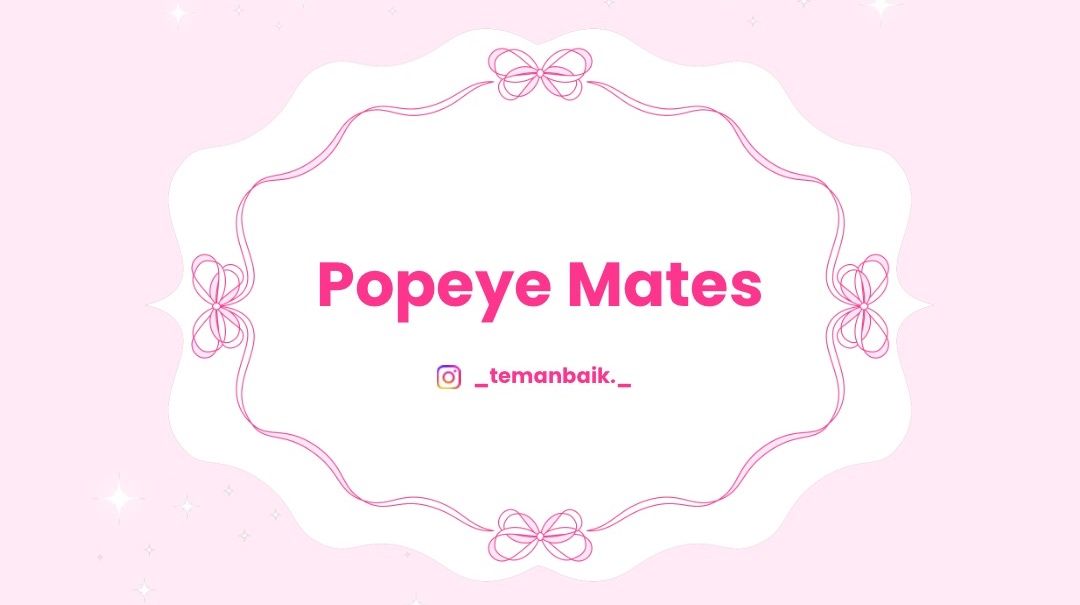 Popeye Mates ☘️🎀