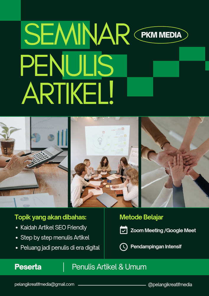 Galeri aktivitas Seminar Penulis Artikel SEO Friendly ke-2