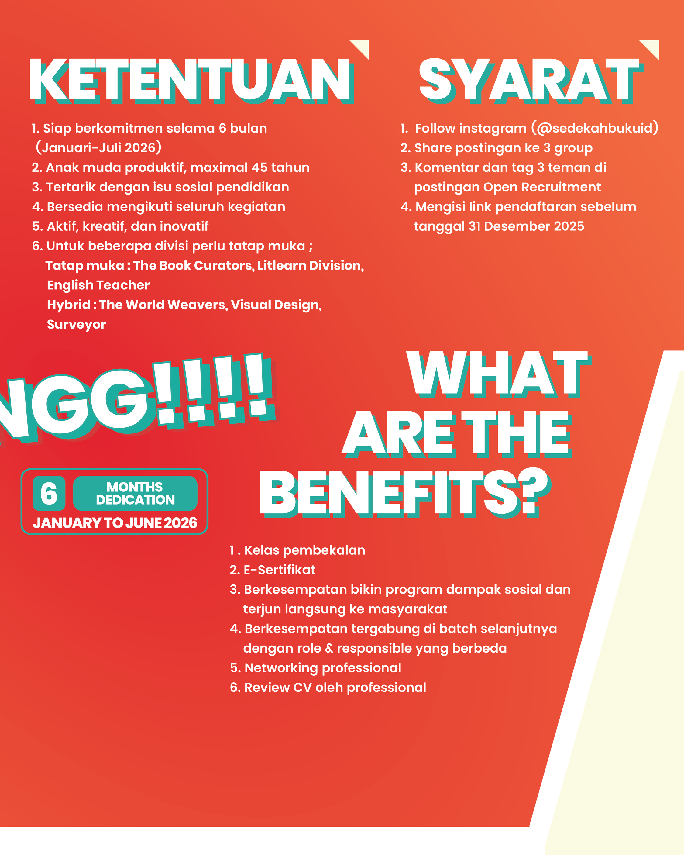 Galeri aktivitas Relawan #BerbagiJendelaMimpi ke-3