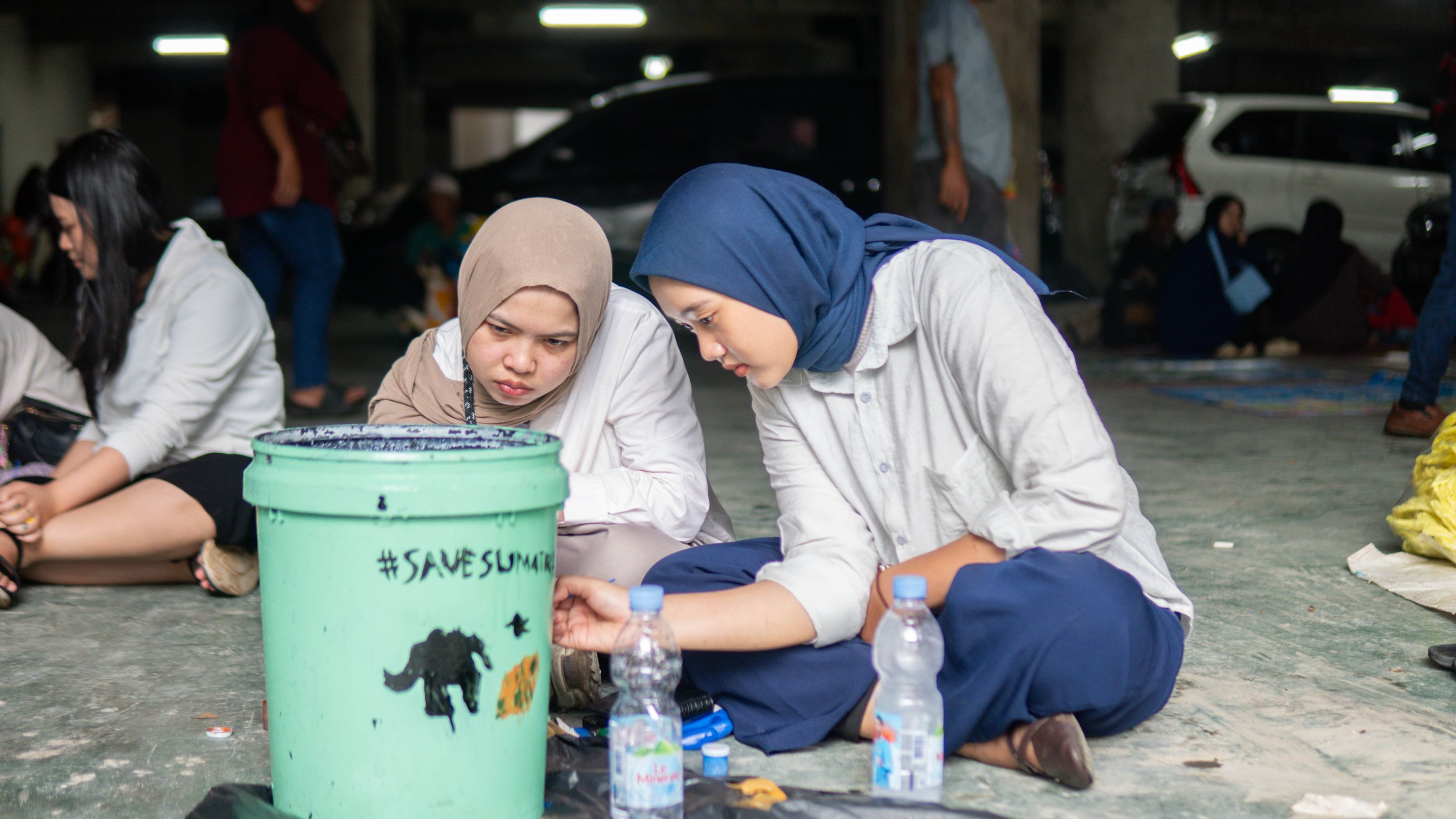 Galeri aktivitas Clean up dan pelepasan hewan  ke-6