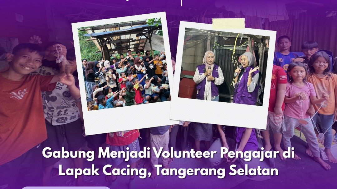 Relawan Pengajar di Lapak Cacing, Tangsel