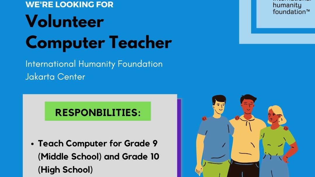 IHF Volunteer Computer Teacher 2026 (Jakarta) 