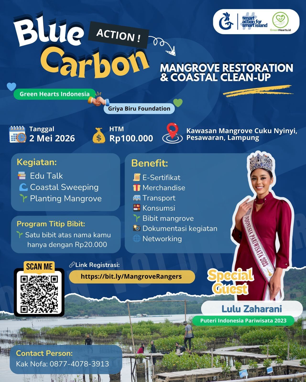 Galeri aktivitas Volunteer Restorasi Mangrove & Clean-Up Pesisir ke-2