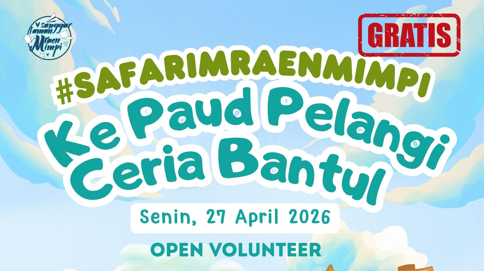 #SAFARIMRAENMIMPI KE PAUD PELANGI CERIA