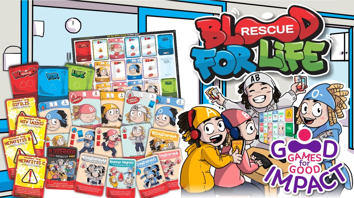 Edukasi Donor Darah MENYENANGKAN dengan BOARDGAMES