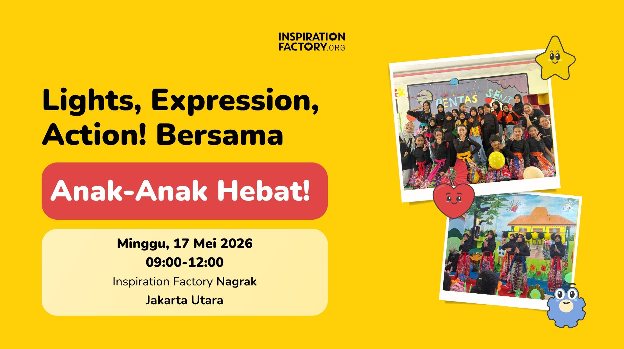 LIGHTS, EXPRESSION, ACTION!