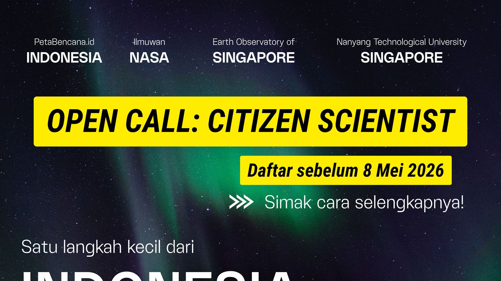 OPEN CALL: CITIZEN SCIENTIST 🌾🌍