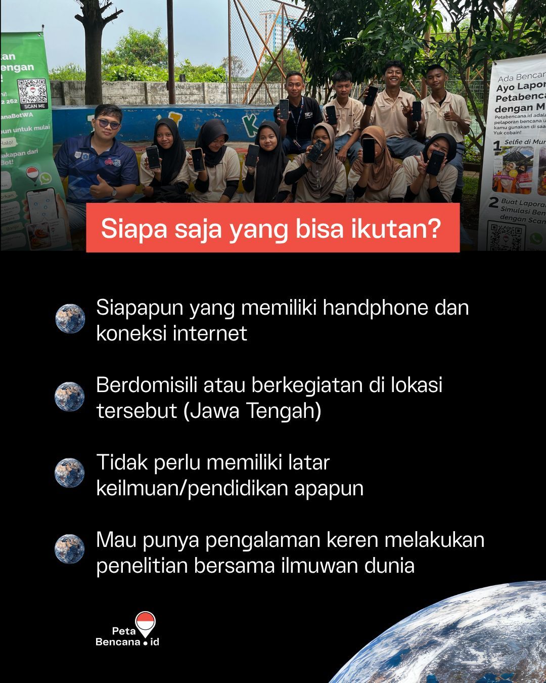 Galeri aktivitas OPEN CALL: CITIZEN SCIENTIST 🌾🌍 ke-9