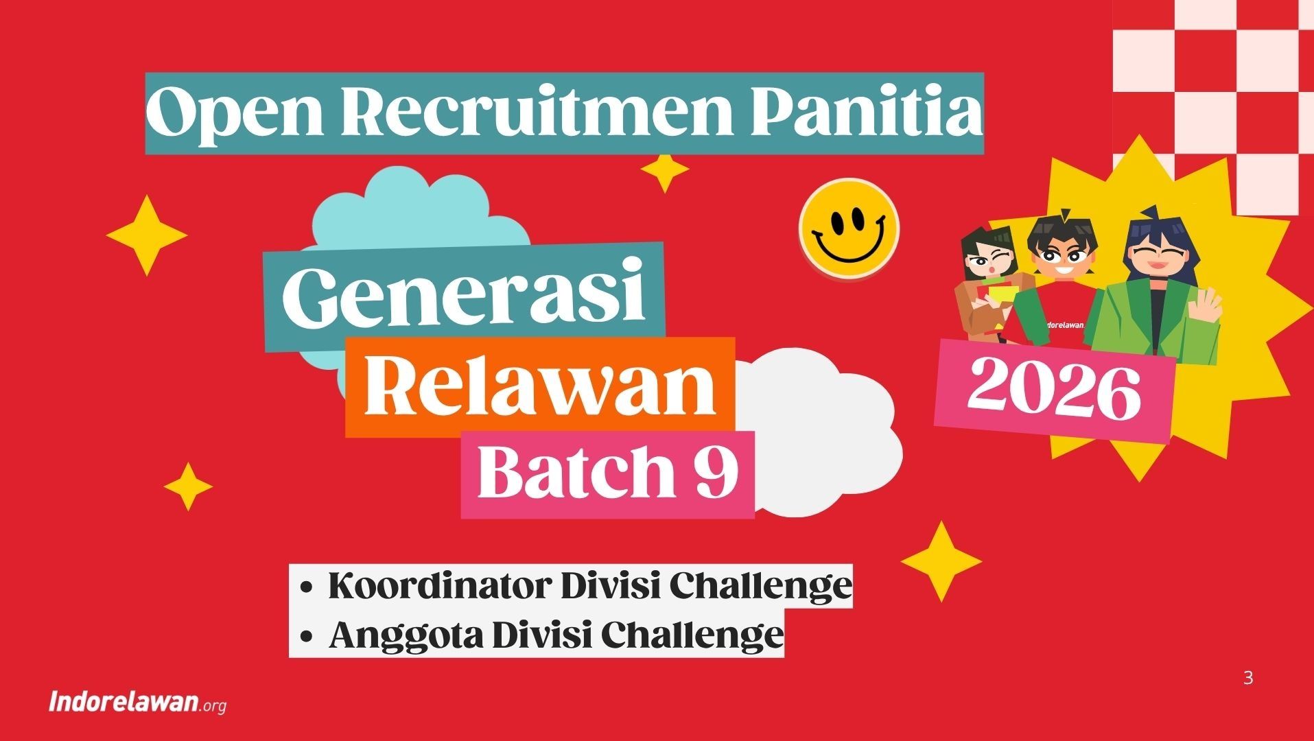 Panitia Generasi Relawan Batch 9 : Div. Challenge 