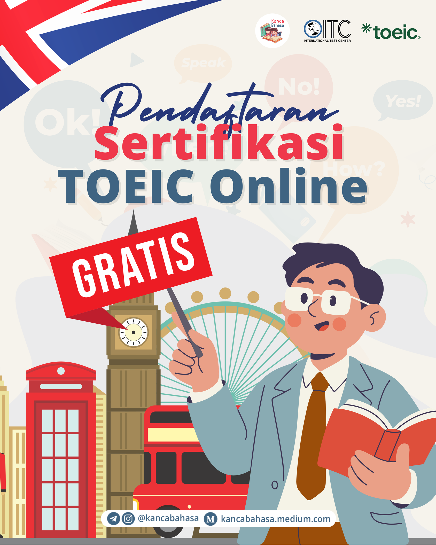 Galeri aktivitas Pendaftaran Sertifikasi TOEIC Online Gratis ke-2