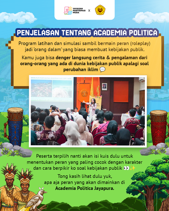 Galeri aktivitas Academia Politica Jayapura ke-3