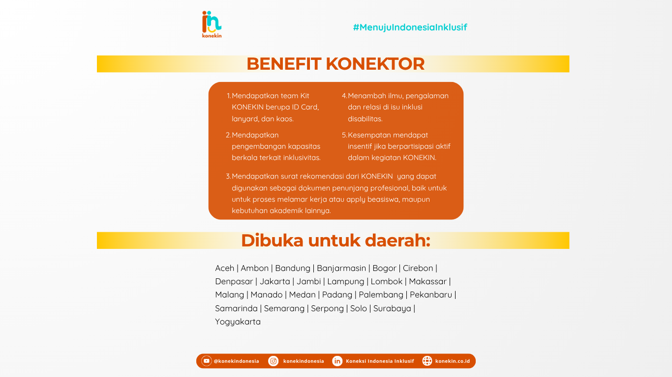 Galeri aktivitas Open Recruitment KONEKTOR #Batch 5 ke-4